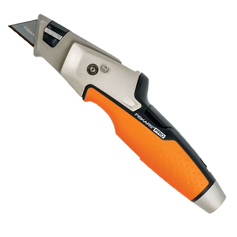 Fiskars Solid Eiskratzer schwarz/orange, 9,5cm